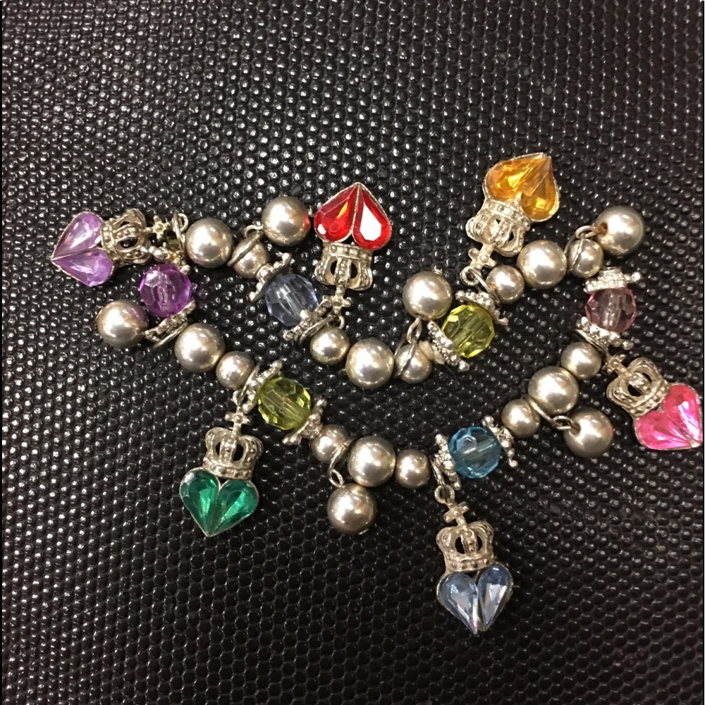 PRINCESS Diamond Cut Glass Assortment/Metal Crowns